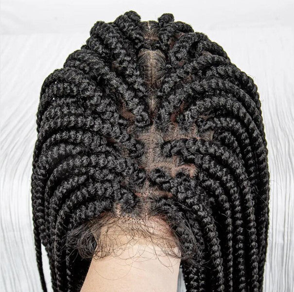 14 inches Twisted Braids Bob Wig Full Lace Synthetic UC038