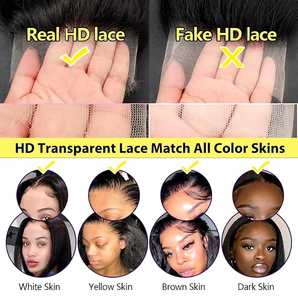 Zelda Deep Wave Raw Hair 13×4 HD Lace Full Frontal Wig Pre-Plucked