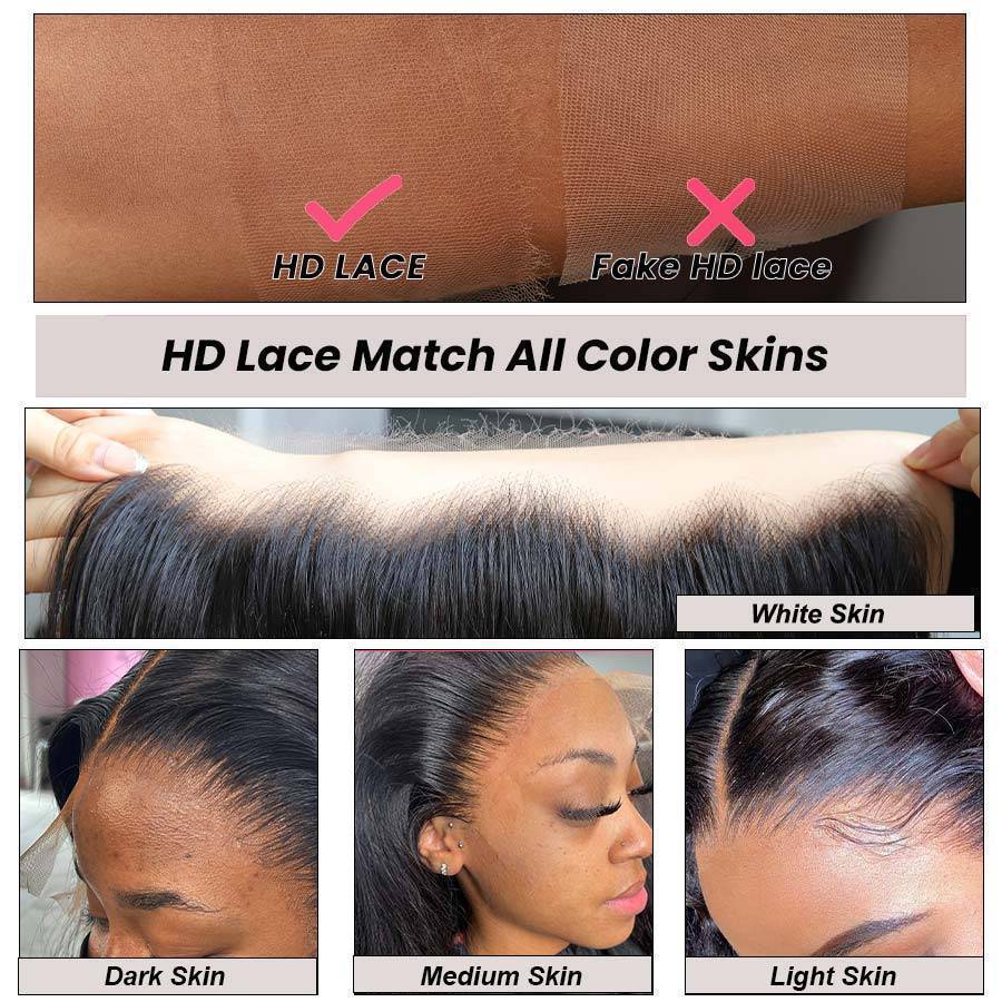 Zelda Deep Wave Raw Hair 13×4 HD Lace Full Frontal Wig Pre-Plucked