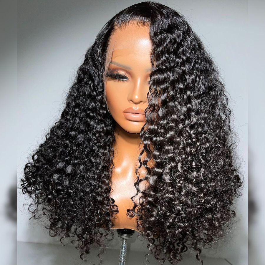 Zelda Deep Wave Raw Hair 13×4 HD Lace Full Frontal Wig Pre-Plucked