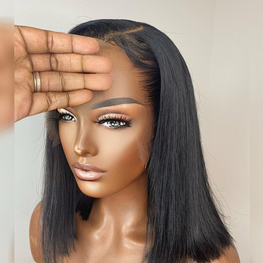 Zane Skinlike Real HD Lace Front Wig Short Bob Wig 13x6 Straight