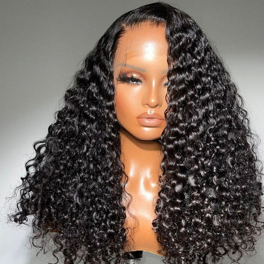 Zelda Deep Wave Raw Hair 13×4 HD Lace Full Frontal Wig Pre-Plucked