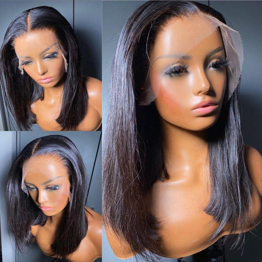 Zane Skinlike Real HD Lace Front Wig Short Bob Wig 13x6 Straight